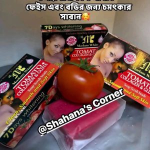 Tomato collagen & Gluta soap